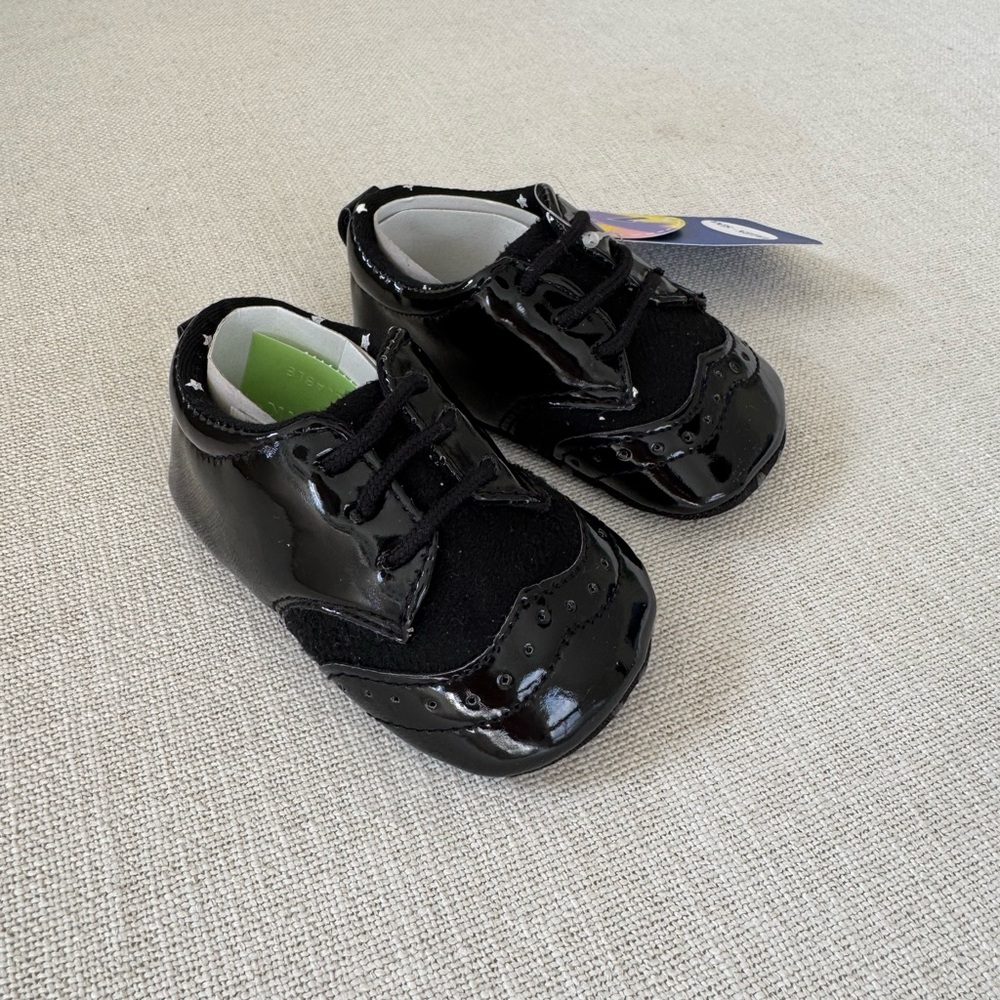 NWT Black Baby Dress Shoes